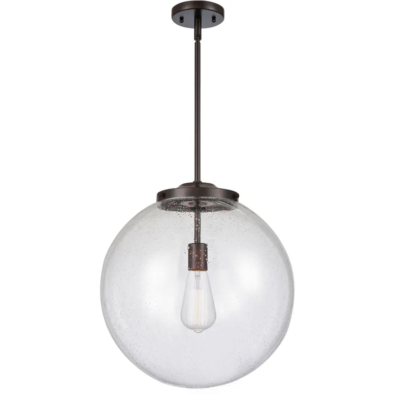 Franklin Restoration Beacon LED 16 inch Oil Rubbed Bronze Pendant Ceiling Light in Seedy