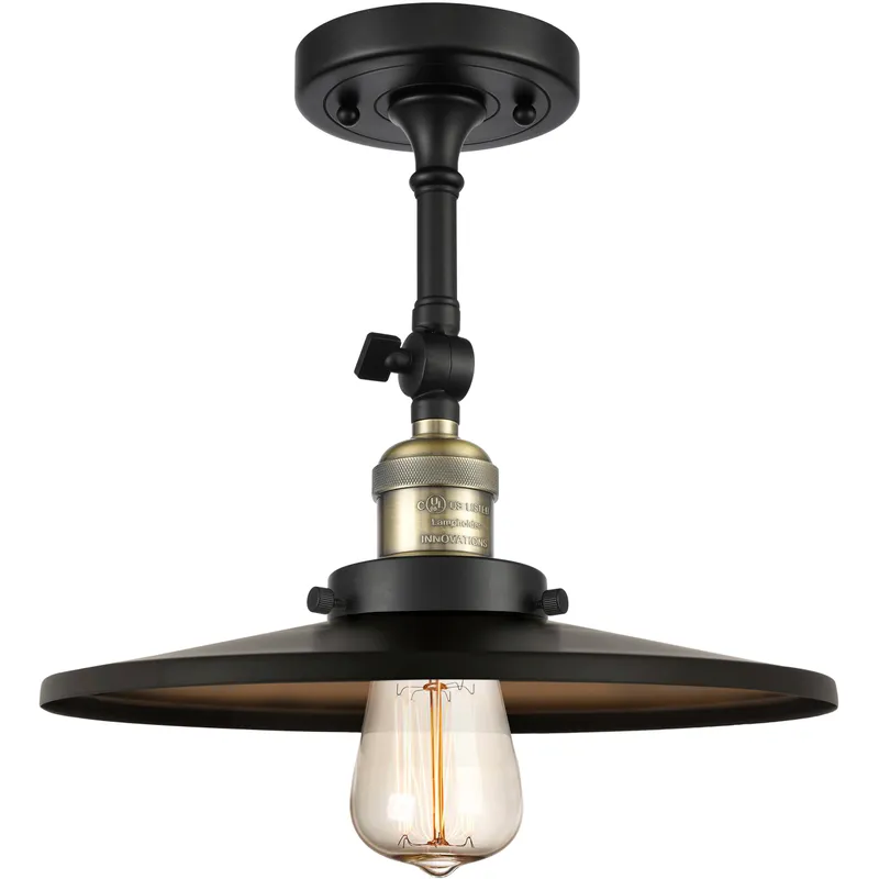 Franklin Restoration Appalachian LED 12 inch Polished Chrome Semi-Flush Mount Ceiling Light