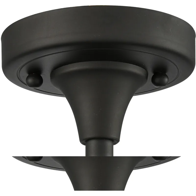 Ballston X-Large Bell 1 Light 8 inch Oil Rubbed Bronze Semi-Flush Mount Ceiling Light in Seedy Glass, Ballston