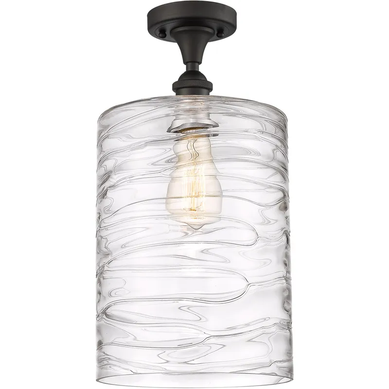 Ballston Cobbleskill 1 Light 9 inch Oil Rubbed Bronze Semi-Flush Mount Ceiling Light