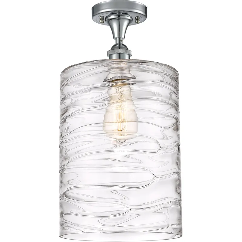 Ballston Cobbleskill 1 Light 9 inch Polished Chrome Semi-Flush Mount Ceiling Light