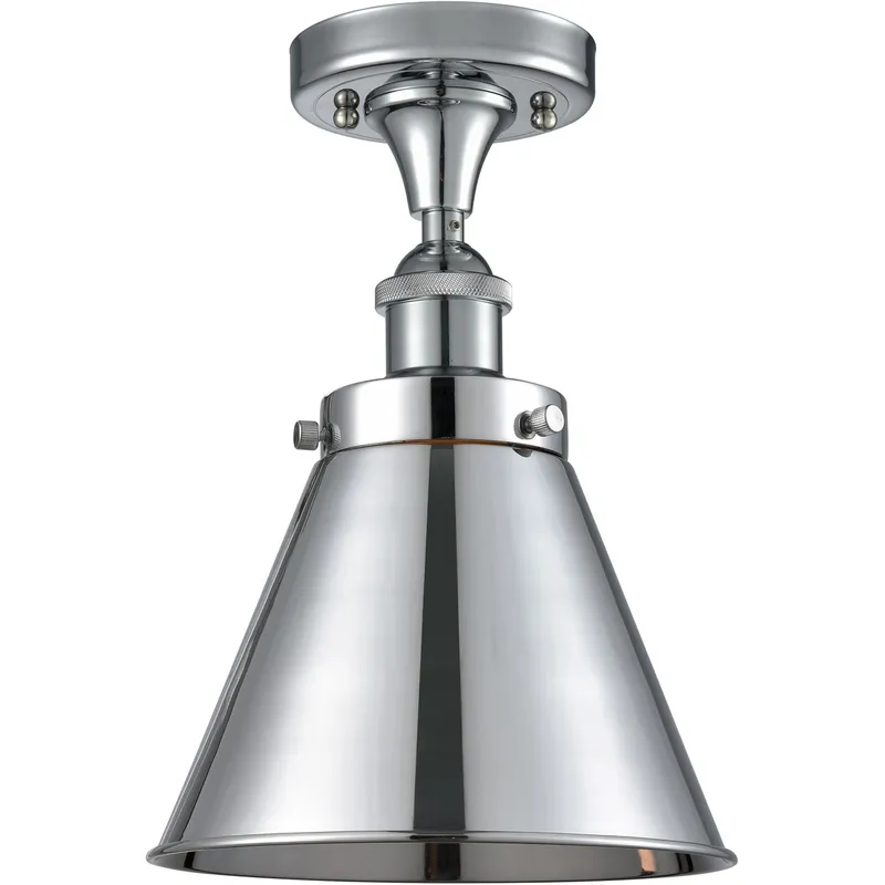 Ballston Appalachian LED 7 inch Polished Nickel Semi-Flush Mount Ceiling Light