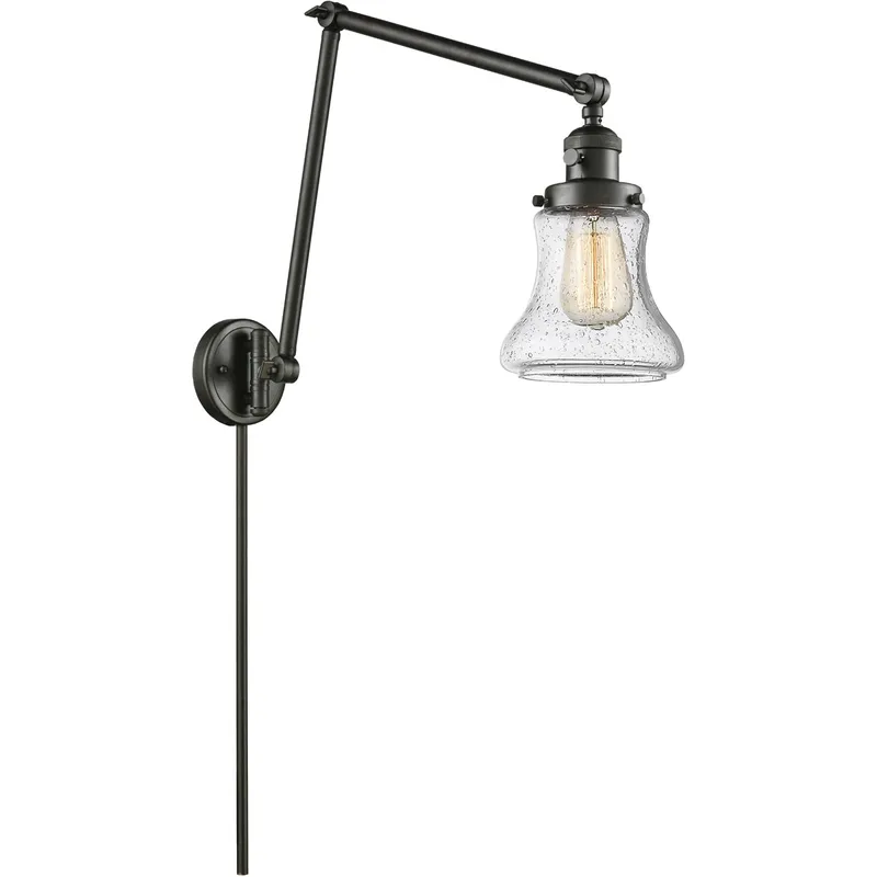 Bellmont 30 inch 3.50 watt Oil Rubbed Bronze Swing Arm Wall Light, Franklin Restoration