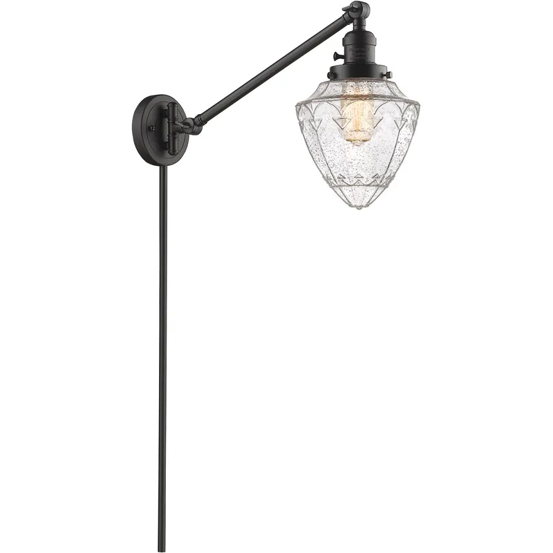 Franklin Restoration Bullet 20 inch 60.00 watt Oil Rubbed Bronze Swing Arm Wall Light