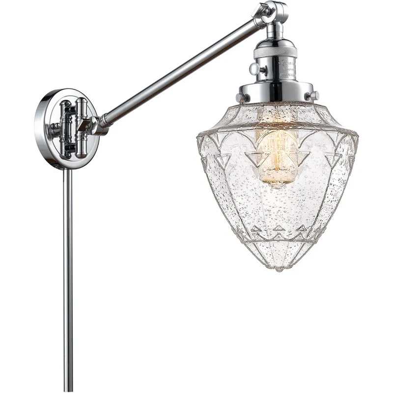 Franklin Restoration Bullet 20 inch 60.00 watt Polished Chrome Swing Arm Wall Light