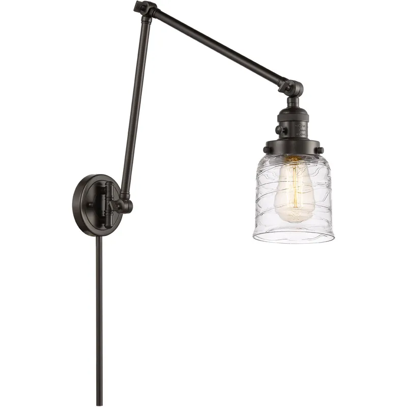 Franklin Restoration Bell 30 inch 60.00 watt Oil Rubbed Bronze Swing Arm Wall Light