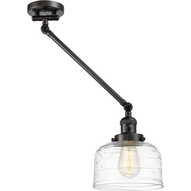 Franklin Restoration Bell 21 inch 60.00 watt Oil Rubbed Bronze Swing Arm Wall Light