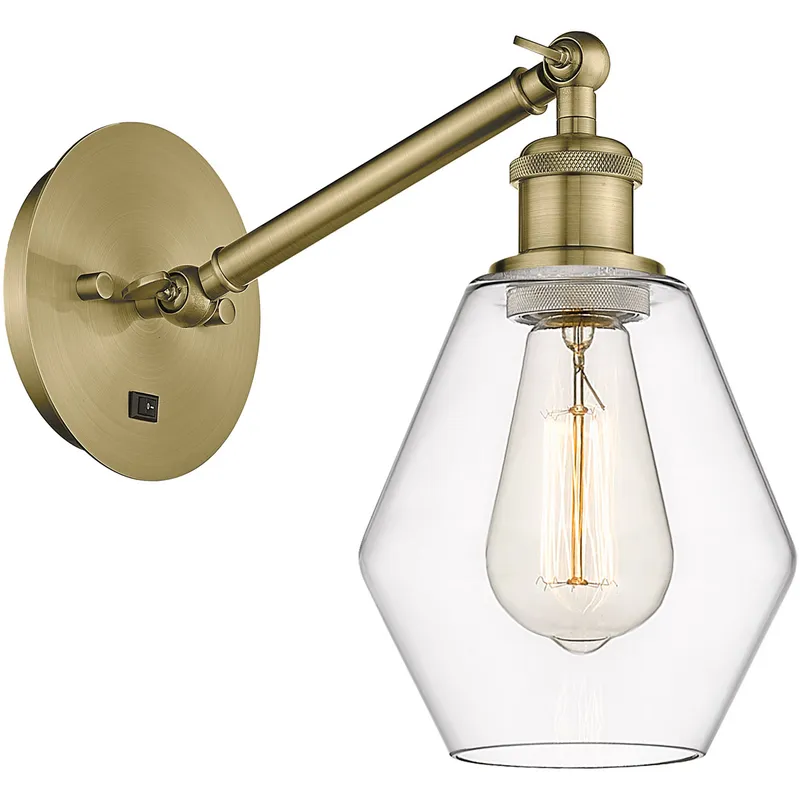 Ballston Cindyrella 1 Light 6 inch Antique Brass Sconce Wall Light