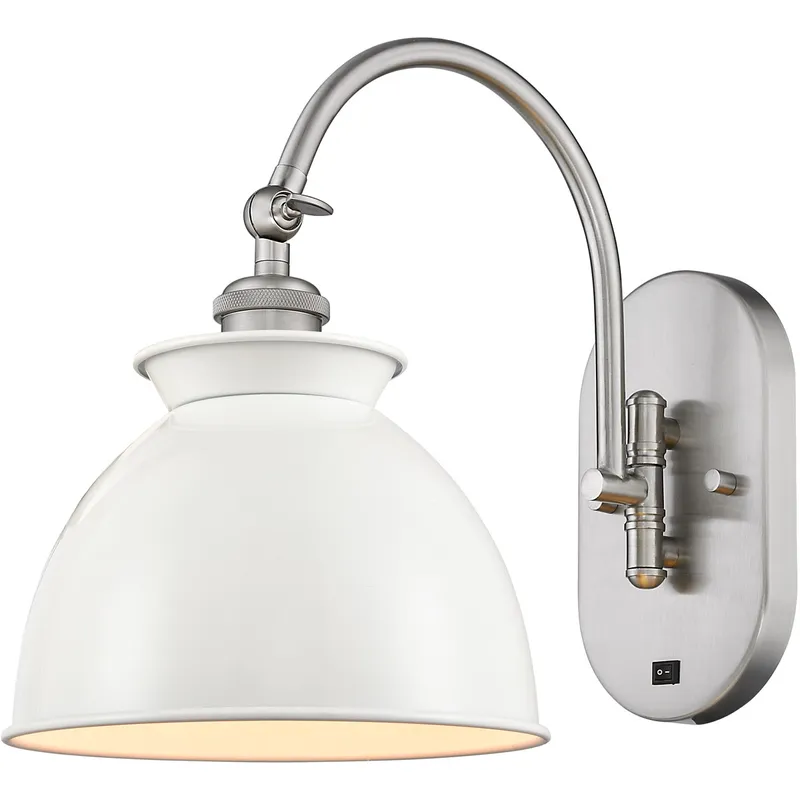Ballston Adirondack 1 Light 8 inch Brushed Brass Sconce Wall Light