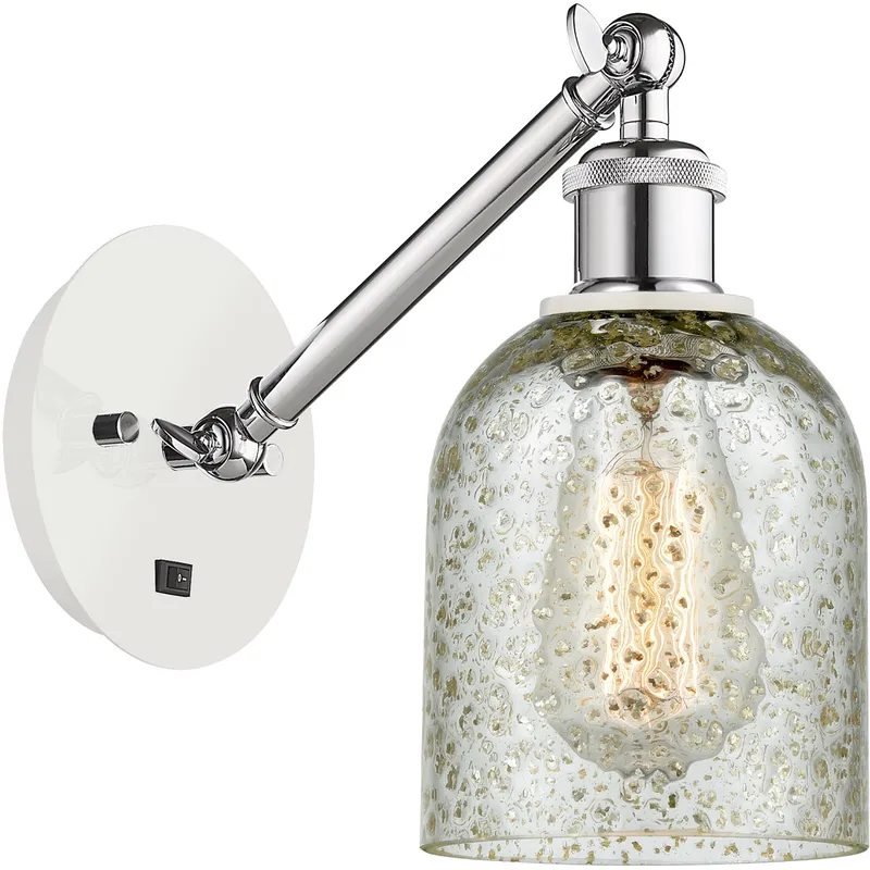 Ballston Caledonia LED 5 inch White and Polished Chrome Sconce Wall Light