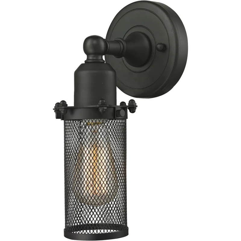Austere Quincy Hall 1 Light 5 inch Oil Rubbed Bronze Sconce Wall Light, Austere