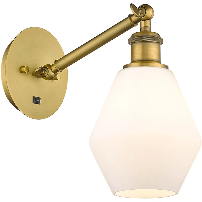 Ballston Cindyrella 1 Light 6 inch Brushed Brass Sconce Wall Light