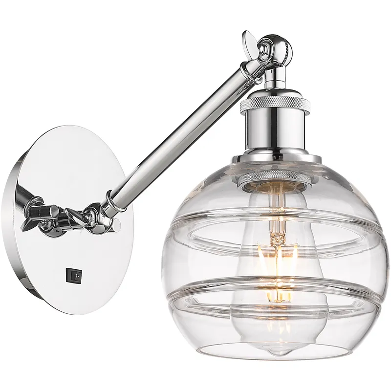 Ballston Rochester 1 Light 5.88 inch Polished Chrome Sconce Wall Light