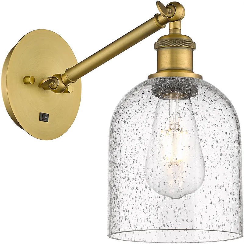 Ballston Bella 1 Light 5.5 inch Brushed Brass Sconce Wall Light