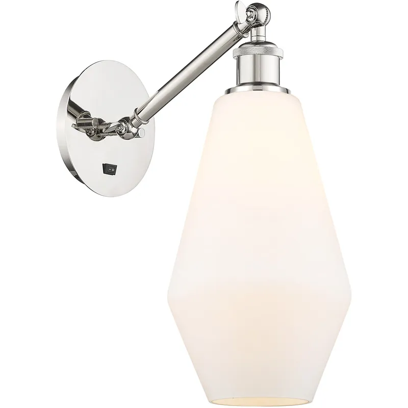 Ballston Cindyrella 1 Light 7 inch Polished Nickel Sconce Wall Light