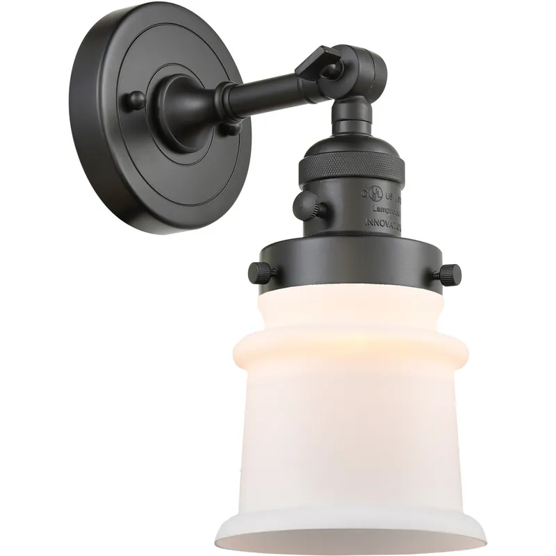 Franklin Restoration Small Canton LED 6.5 inch Oil Rubbed Bronze Sconce Wall Light, Franklin Restoration