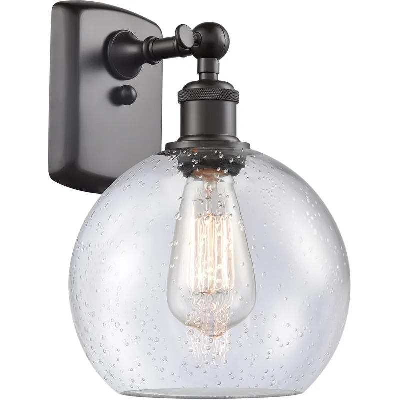 Ballston Athens 1 Light 8 inch Oil Rubbed Bronze Sconce Wall Light
