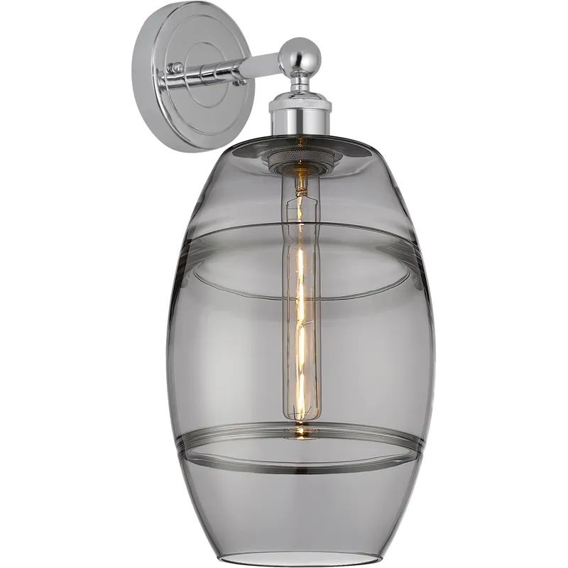 Edison Vaz 1 Light 8 inch Polished Chrome Sconce Wall Light