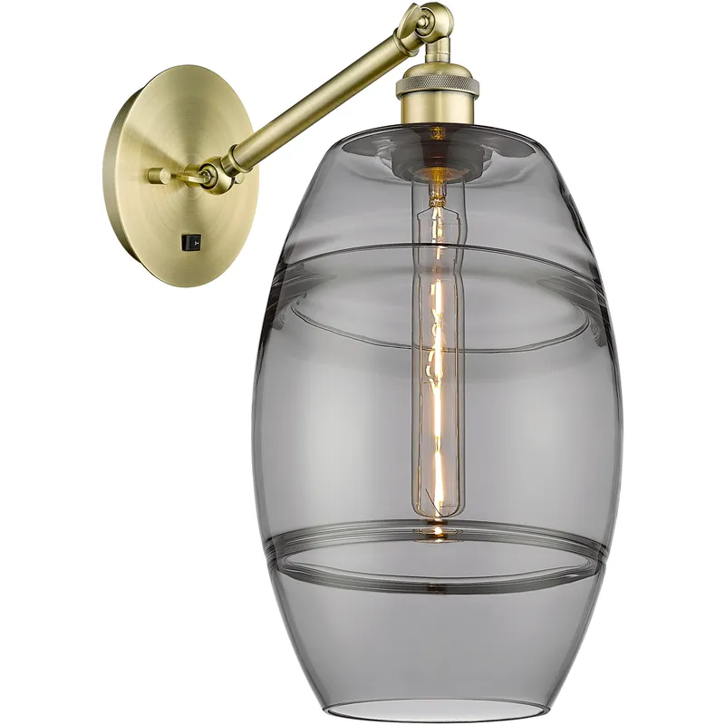 Ballston Vaz 1 Light 8 inch Antique Brass Sconce Wall Light