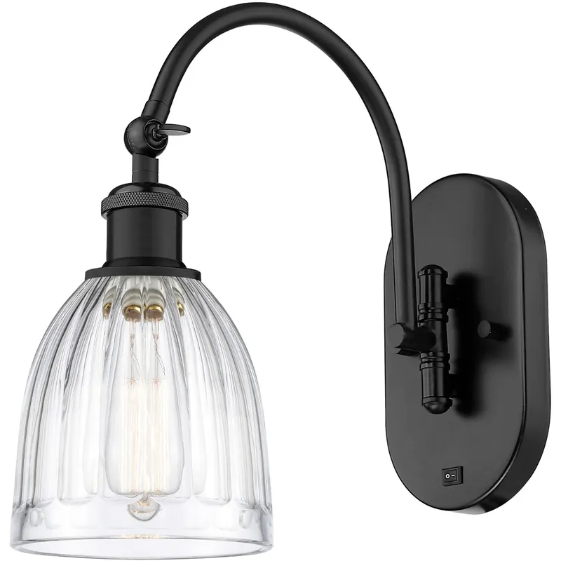 Ballston Brookfield LED 6 inch Matte Black Sconce Wall Light