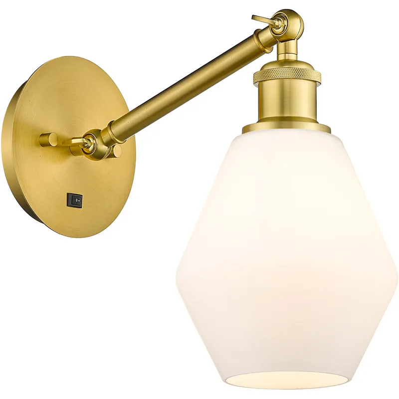 Ballston Cindyrella 1 Light 6 inch Satin Gold Sconce Wall Light
