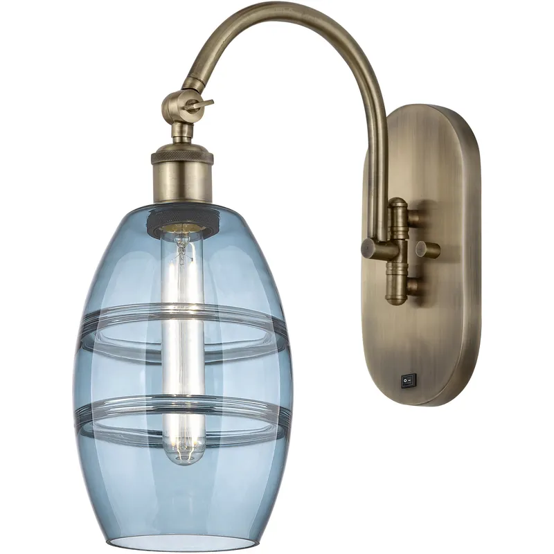 Ballston Vaz 1 Light 5.88 inch Antique Brass Sconce Wall Light