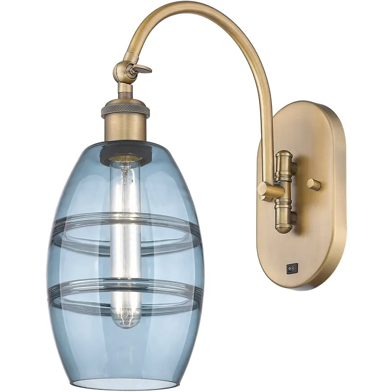 Ballston Vaz 1 Light 5.88 inch Brushed Brass Sconce Wall Light