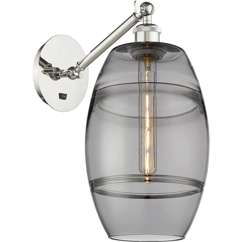 Ballston Vaz 1 Light 8 inch Polished Nickel Sconce Wall Light