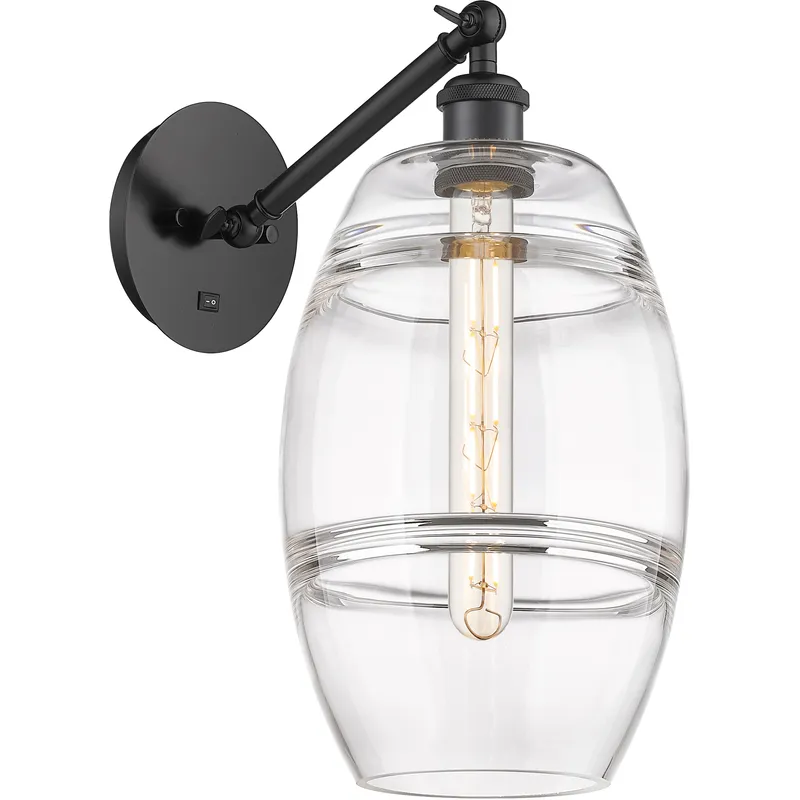 Ballston Vaz 1 Light 8 inch Matte Black Sconce Wall Light