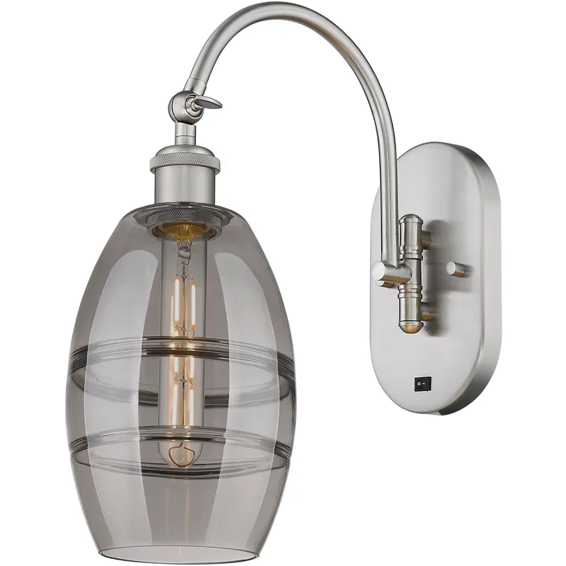 Ballston Vaz 1 Light 5.88 inch Brushed Satin Nickel Sconce Wall Light