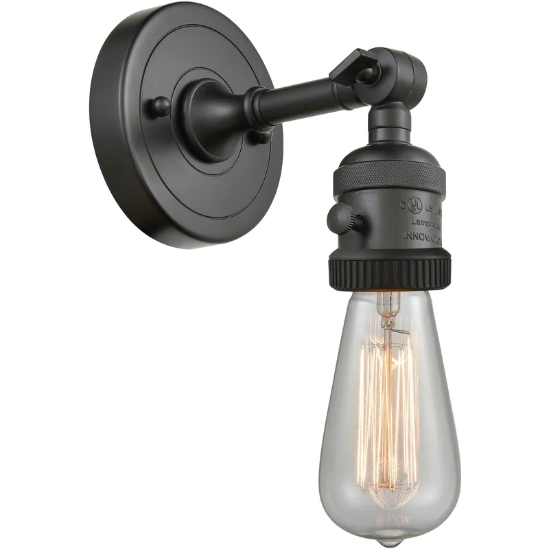 Franklin Restoration Bare Bulb 1 Light 5 inch Oil Rubbed Bronze Sconce Wall Light