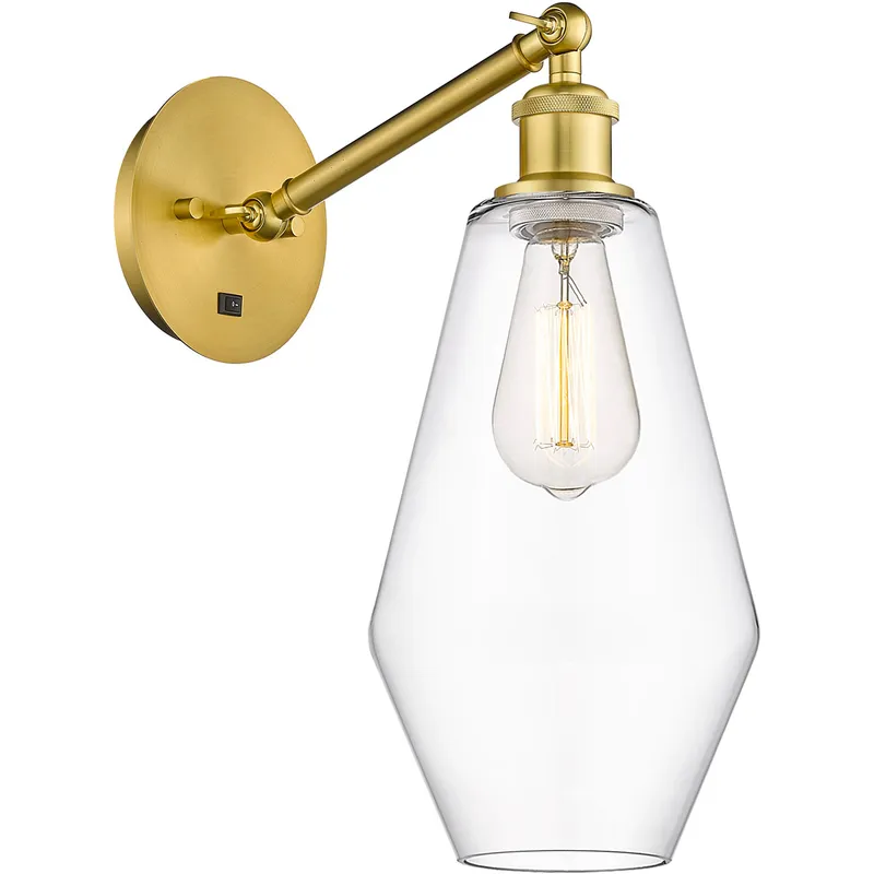 Ballston Cindyrella 1 Light 7 inch Satin Gold Sconce Wall Light