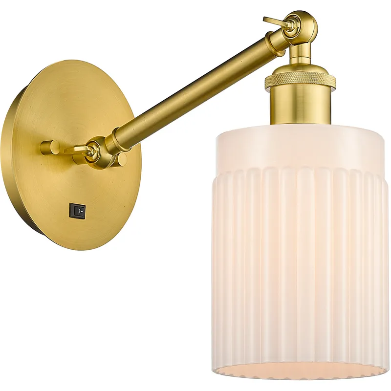 Ballston Hadley 1 Light 5 inch Satin Gold Sconce Wall Light