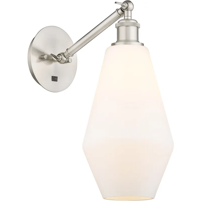 Ballston Cindyrella 1 Light 7 inch Brushed Satin Nickel Sconce Wall Light