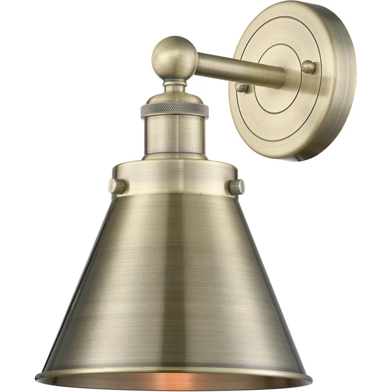 Appalachian 1 Light 8 inch Antique Brass Sconce Wall Light