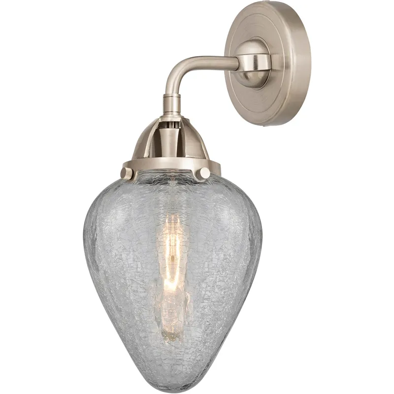 Nouveau 2 Geneseo LED 7 inch Brushed Satin Nickel Sconce Wall Light
