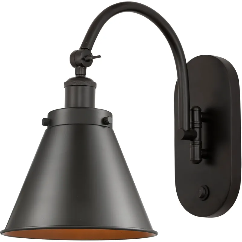 Franklin Restoration Appalachian 1 Light 8 inch Oil Rubbed Bronze Sconce Wall Light