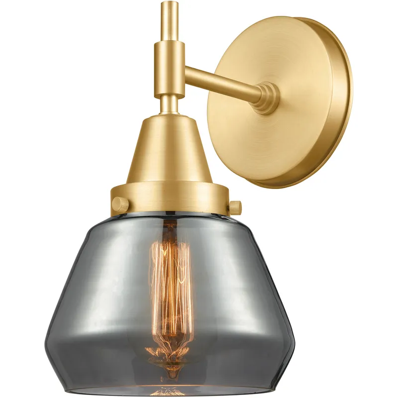 Caden LED 7 inch Satin Gold Sconce Wall Light