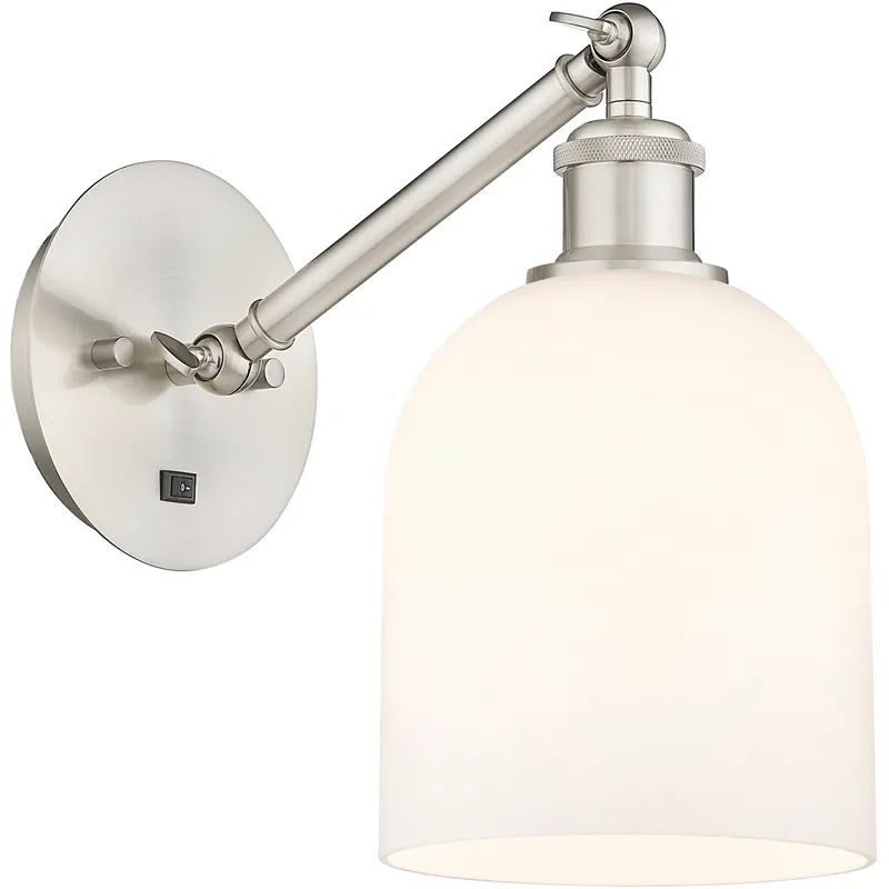 Ballston Bella 1 Light 5.5 inch Brushed Satin Nickel Sconce Wall Light