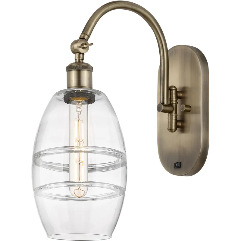 Ballston Vaz 1 Light 5.88 inch Antique Brass Sconce Wall Light