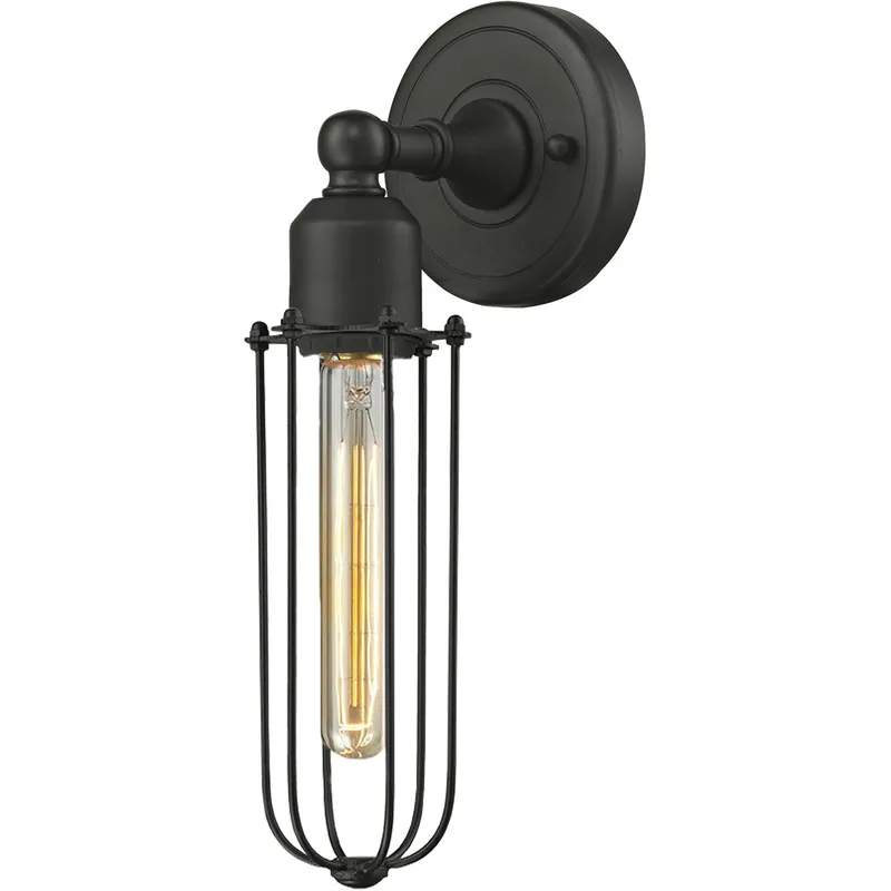 Austere Muselet 1 Light 5 inch Oil Rubbed Bronze Sconce Wall Light in Incandescent, Austere