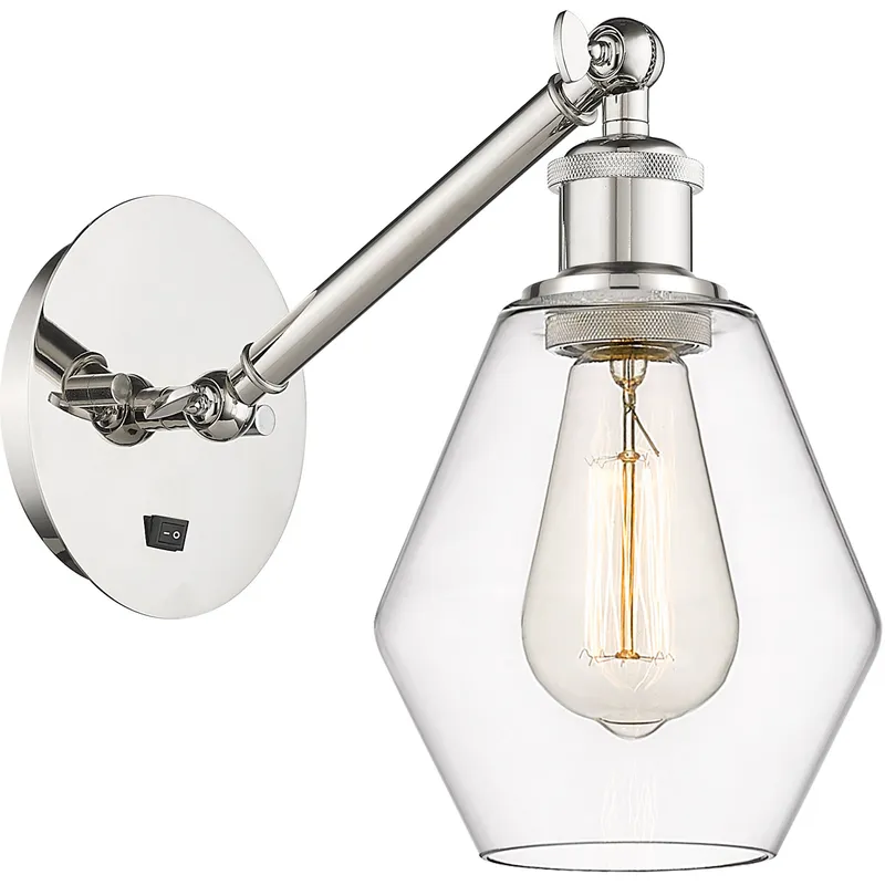 Ballston Cindyrella 1 Light 6 inch Polished Nickel Sconce Wall Light