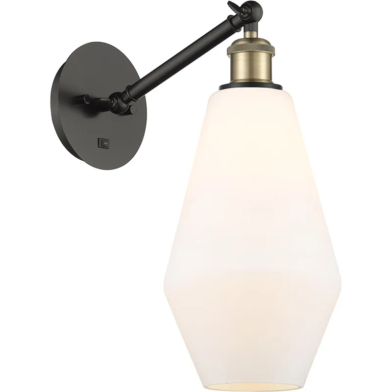 Ballston Cindyrella 1 Light 7 inch Black Antique Brass Sconce Wall Light