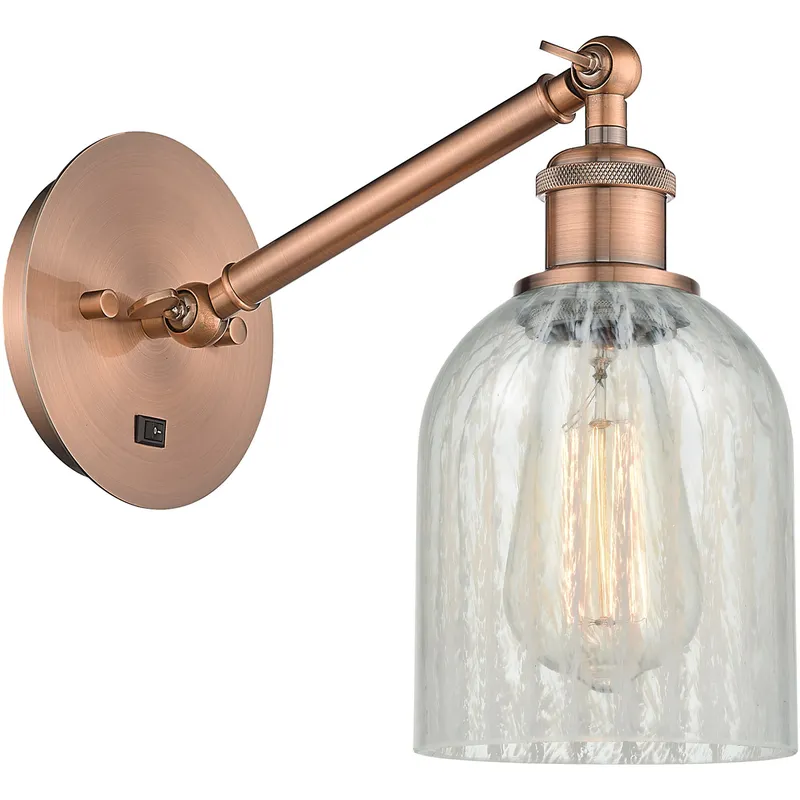 Ballston Caledonia LED 5 inch Antique Copper Sconce Wall Light
