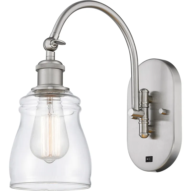 Ballston Ellery 1 Light 5 inch Brushed Satin Nickel Sconce Wall Light