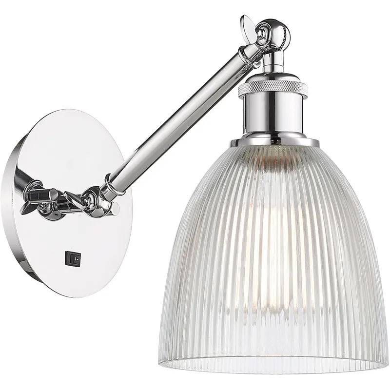 Ballston Castile LED 6 inch Polished Chrome Sconce Wall Light