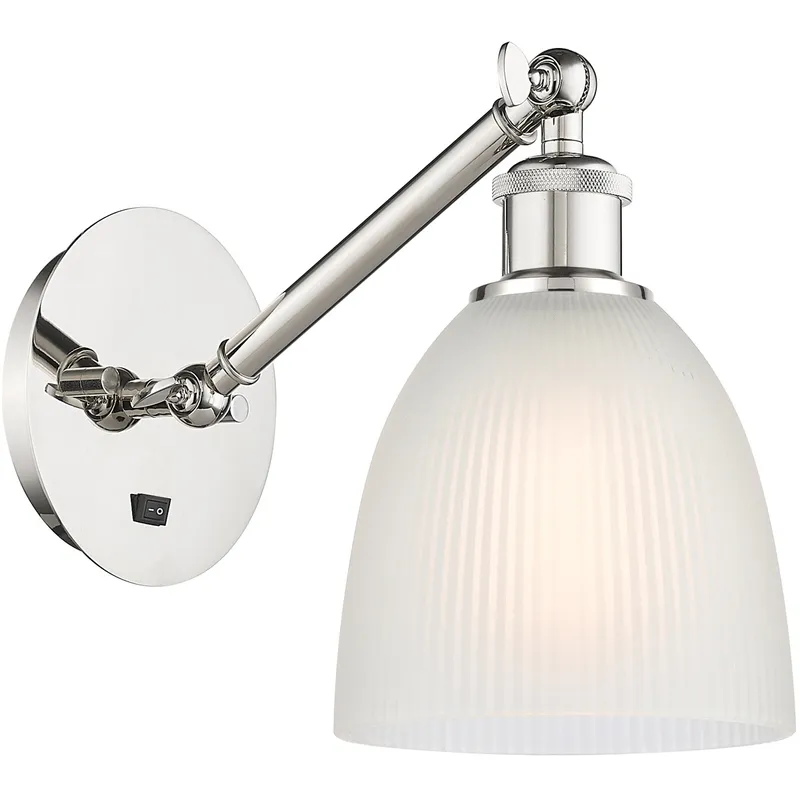 Ballston Castile LED 6 inch Polished Nickel Sconce Wall Light