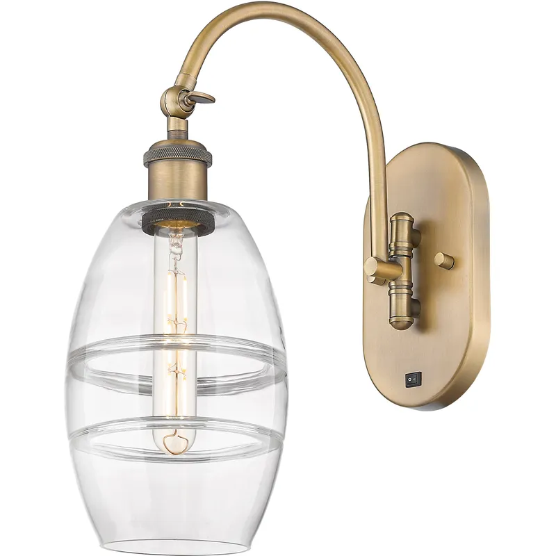 Ballston Vaz 1 Light 5.88 inch Brushed Brass Sconce Wall Light