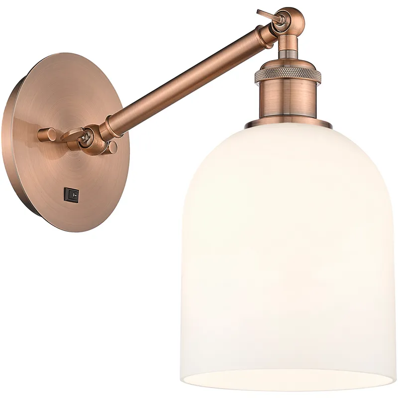 Ballston Bella 1 Light 5.5 inch Antique Copper Sconce Wall Light