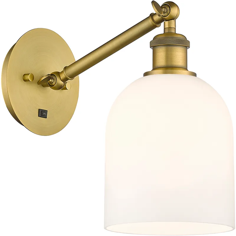 Ballston Bella 1 Light 5.5 inch Brushed Brass Sconce Wall Light